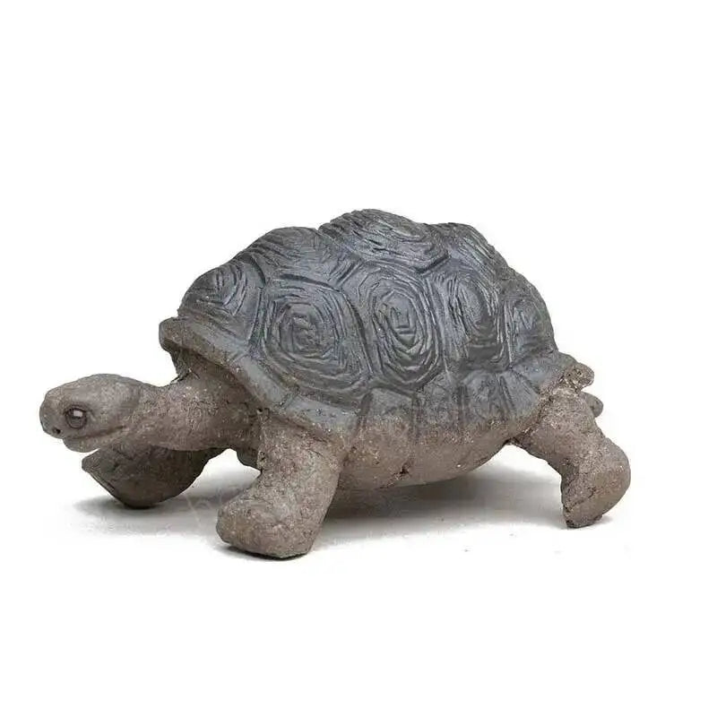 Zisha Tea Pet Turtle Ornament Handmade Rich Armor World Cultivate Sculpture Tea Table Tea Play Accessories Oasis Select