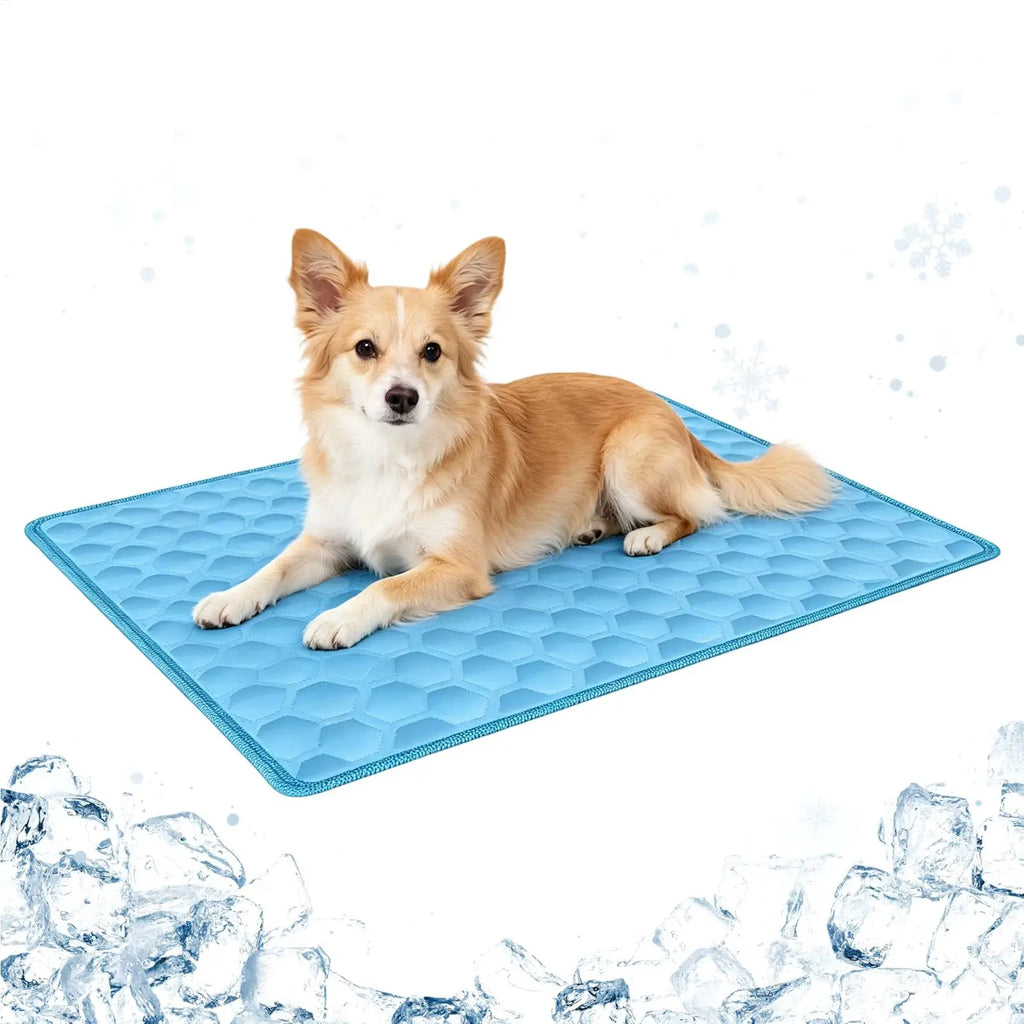 Pet Cooling Mat Summer dog Cold Bed Extra Large For Small Big Dogs Pet Accessories Cat Durable Blanket Sofa Cat Ice Pad Blanket Oasis Select