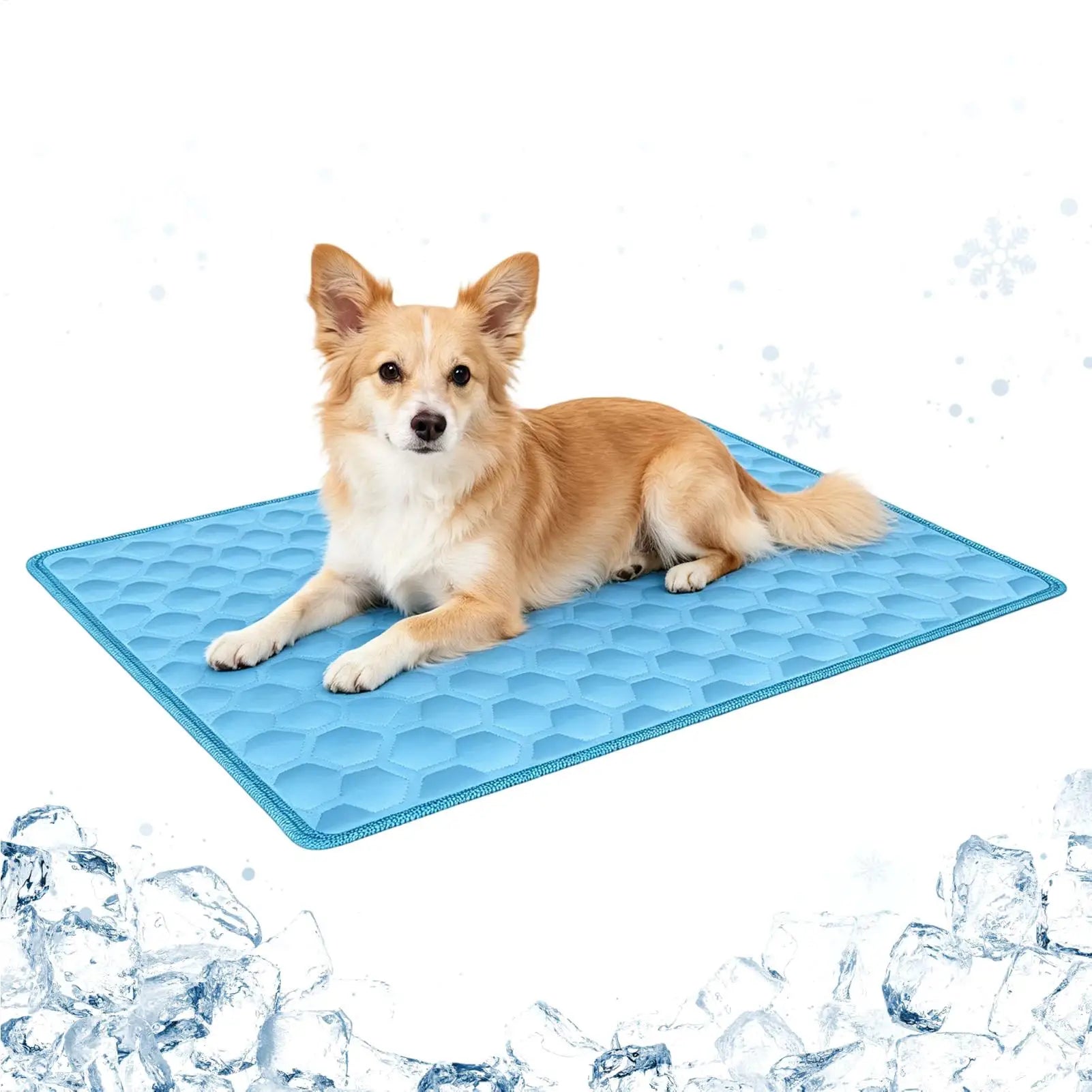 Pet Cooling Mat Summer dog Cold Bed Extra Large For Small Big Dogs Pet Accessories Cat Durable Blanket Sofa Cat Ice Pad Blanket Oasis Select