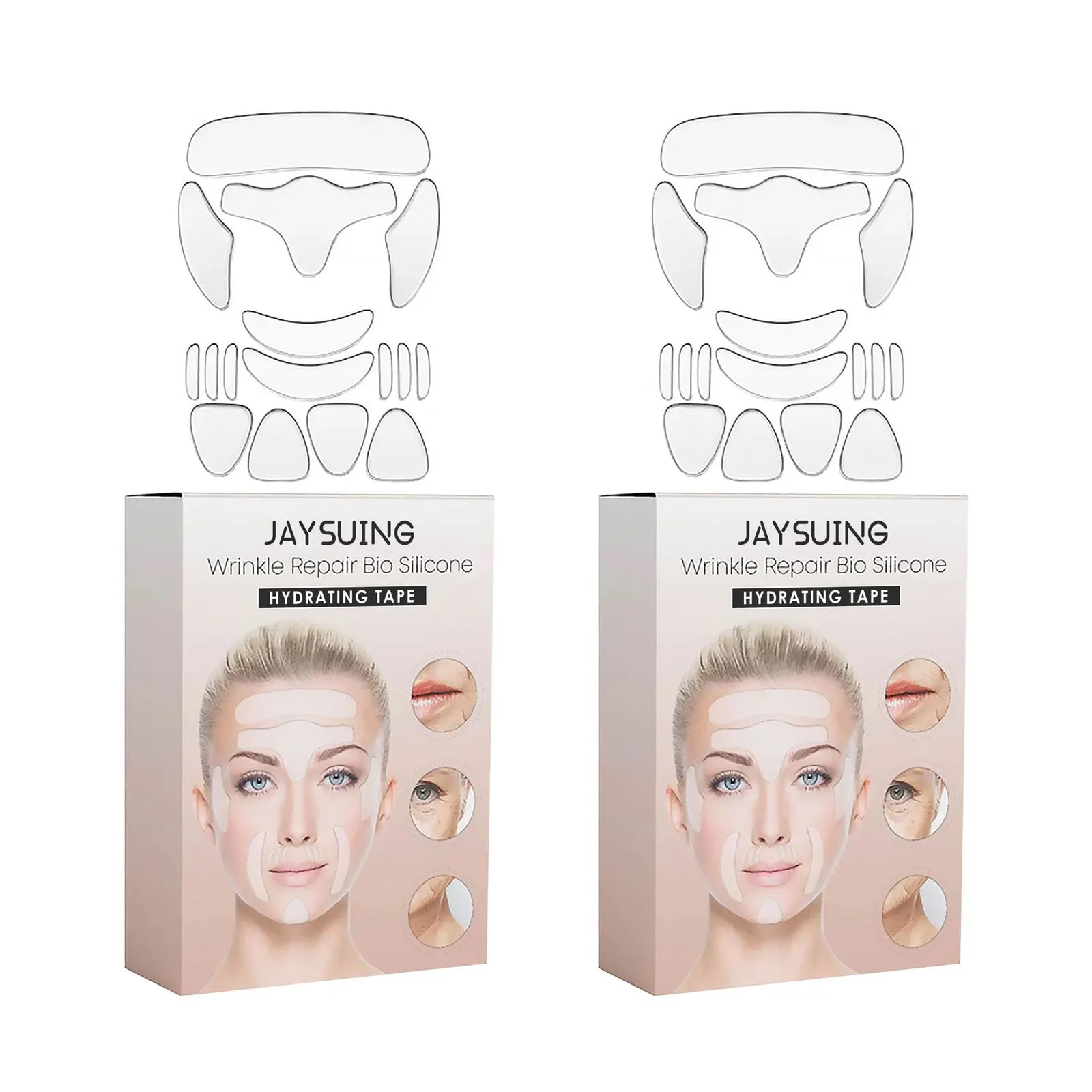 Silicone Anti-Wrinkle Firming Patches – Forehead & Crow's Feet Anti-Wrinkle Patches Oasis Select 2x1pc boxed