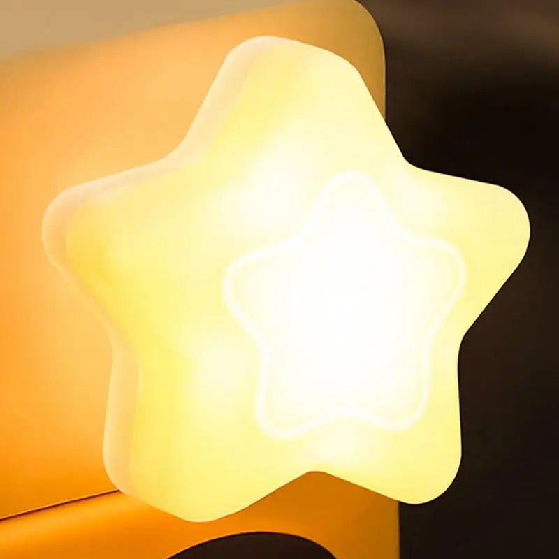 LED Stars Night Lights Star Shaped LED Bedside Night Light Home Decoration Baby Room Lighting USB Charging Cute Star Lamp Oasis Select