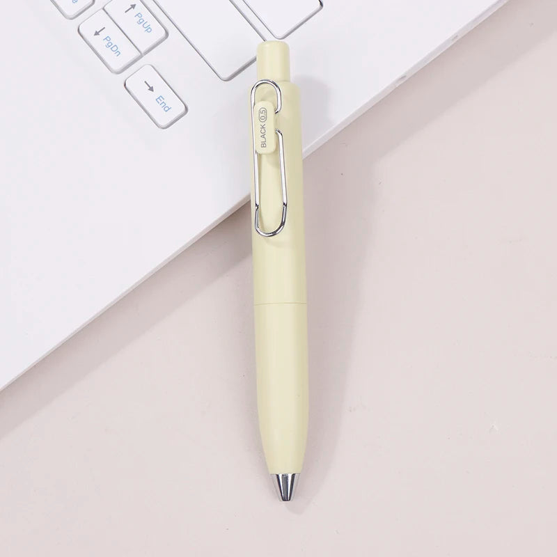 0.5mm Small Thick Core Fat Mini Pocket Pen Neutral Quick Dry Waterproof Uniball One Push Portable Oasis Select A9