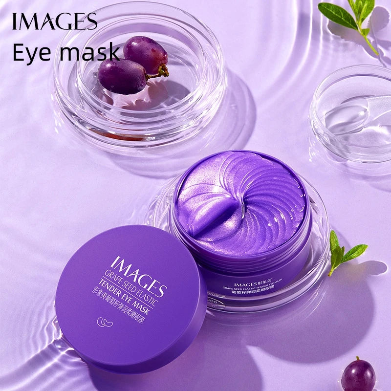 60 Grape Seed Hydrating Eye Patches – Collagen & Witch Hazel Eye Care Patches Oasis Select