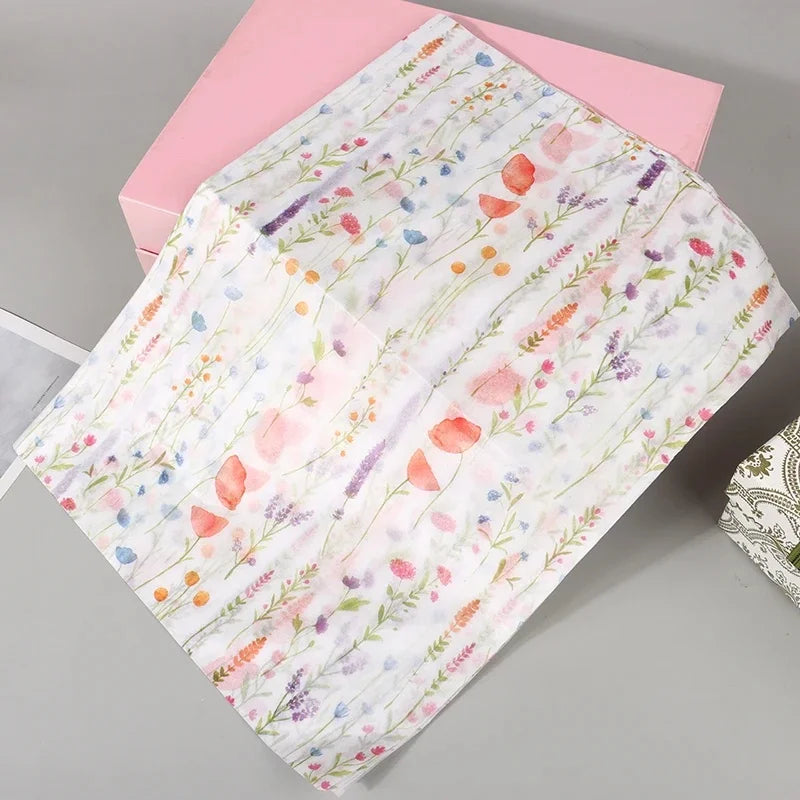 10 Pcs Floral Tissue Paper Bouquet Flower Wrapping Paper Gift Wrap Flower Art Paper For Diy Crafts Birthday Wedding Party Decor Oasis Select