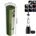 Outdoor LED Camping Lamp Built-in 2*18650 Rechargeable Torch RGB Atmosphere Lamp Portable Hook Tent Lamp Long Lasting Lantern Oasis Select Long Set A