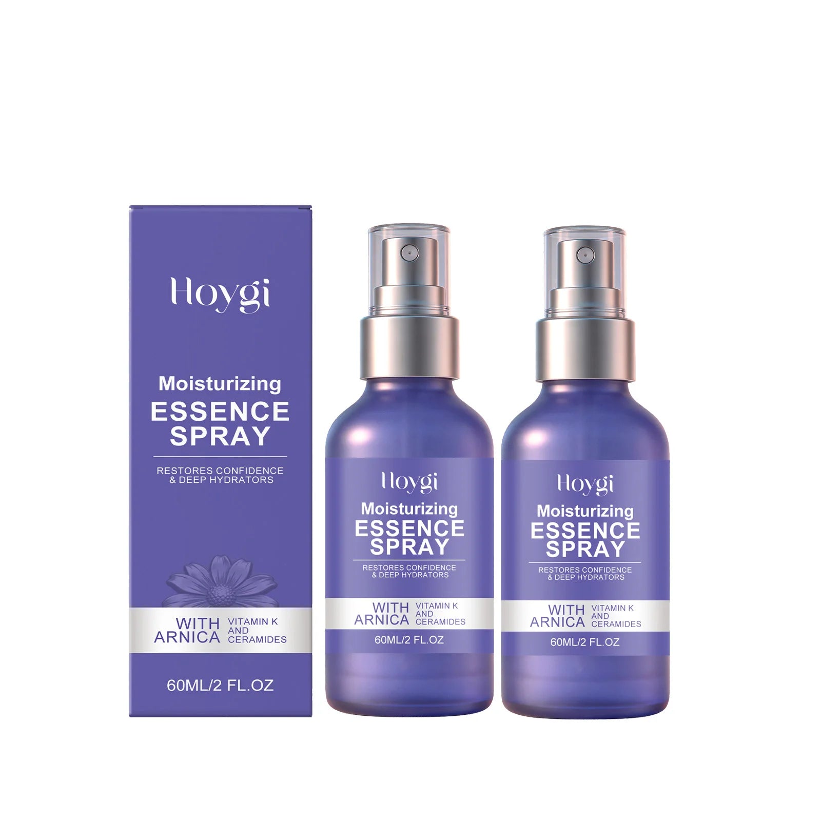 60ml Arnica Vitamin K Ceramide Moisturizing Essence Spray Deep Hydration Barrier Repair Soothing Daily Facial Care Oasis Select 2pcs