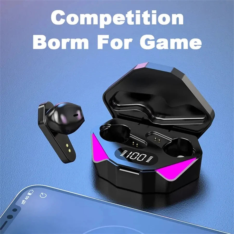 Bluetooth Gaming Earphone - Wireless Headset for Video Game Console Mobile Phone - Comfortable In-Ear Headphones with Mic Oasis Select