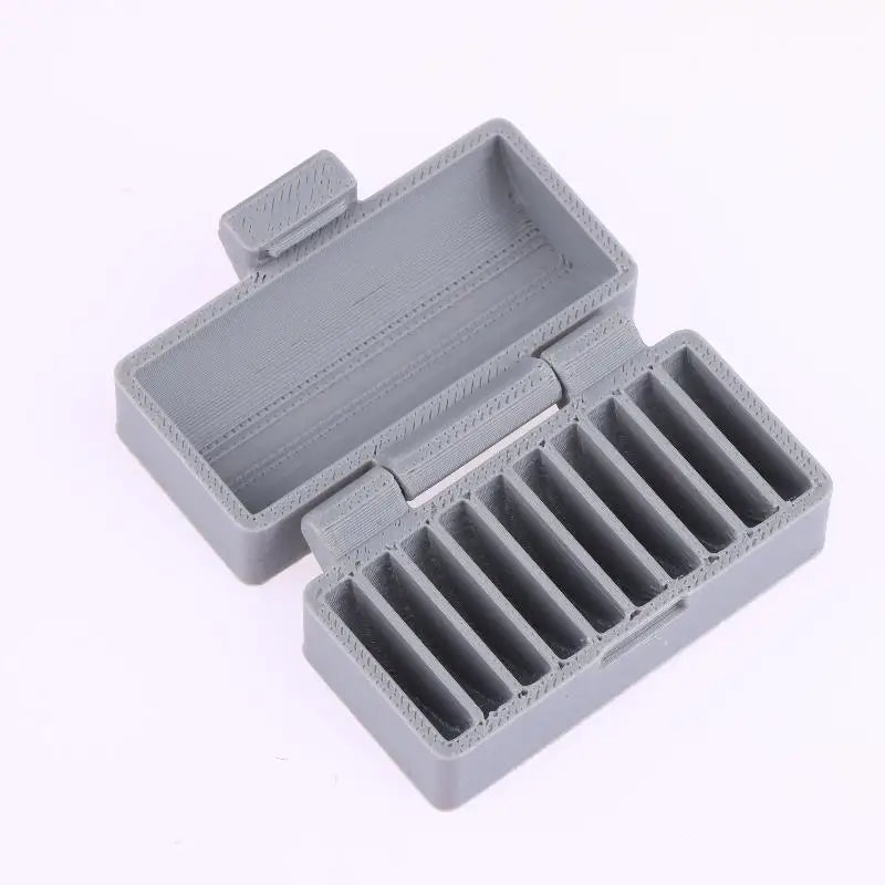 10-Hole CR2032/CR2025 Battery Box Coin Cell Battery Storage Case Portable Batteries Protective Holder Small Battery Organizer Oasis Select