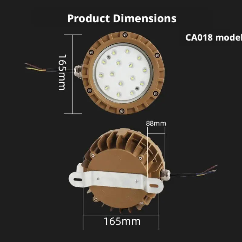 SHINEKNOT Circular LED Explosion-Proof Emergency Ceiling Light
