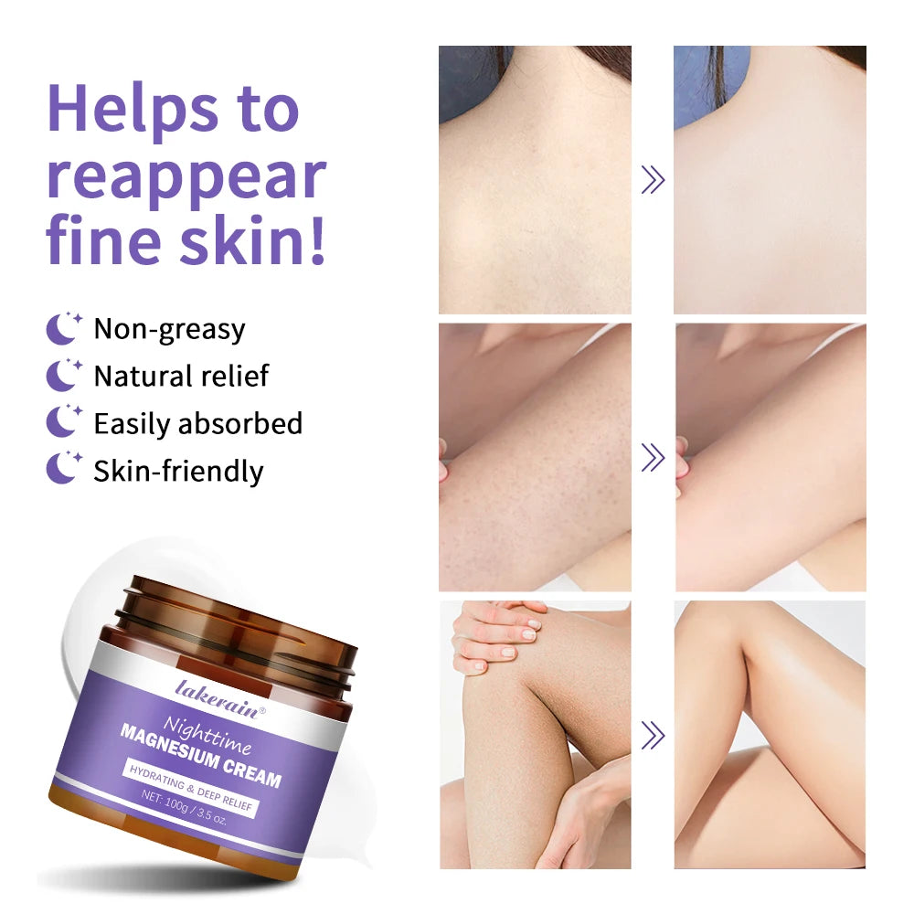 Magnesium Nighttime Cream – Lavender, Shea & Vitamin E