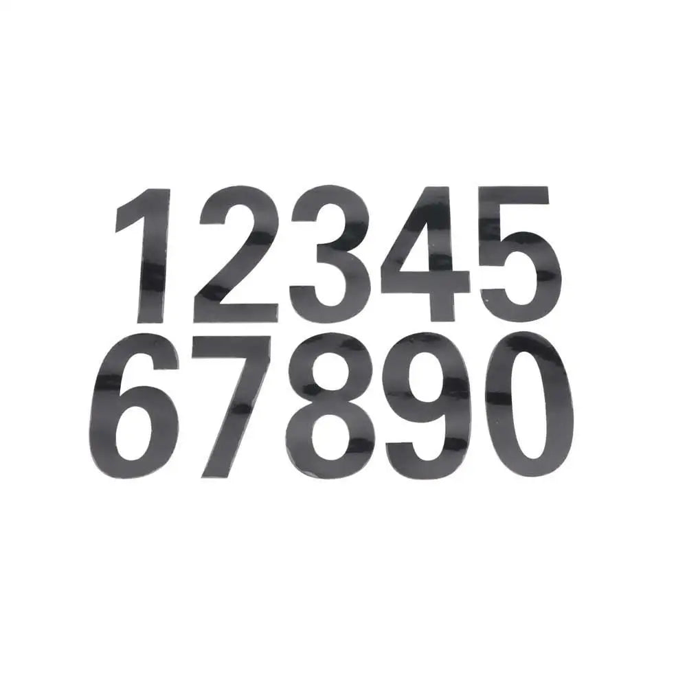 Reflective Mailbox Number Stickers – 40 Pcs Self-Adhesive Decals