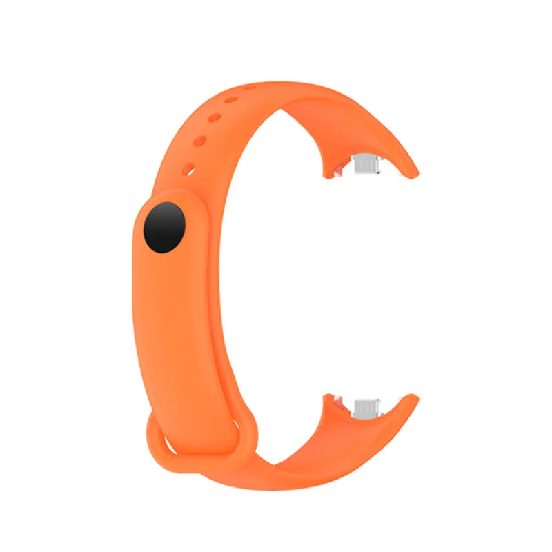 Silicone Strap for Xiaomi Mi Band 8 & 9 – Soft Replacement Band Smartwatch Replacement Band Oasis Select Orange