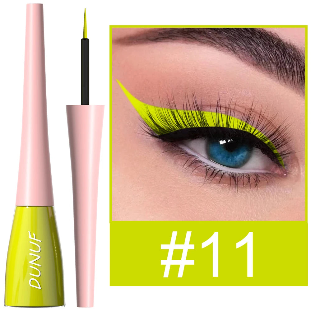 DUNUF 1 Pcs Waterproof Long-Wearing Liquid Eyeliner - Smudge-Resistant, Transfer-Proof, Perfect For Creating Dramatic Looks Oasis Select 11