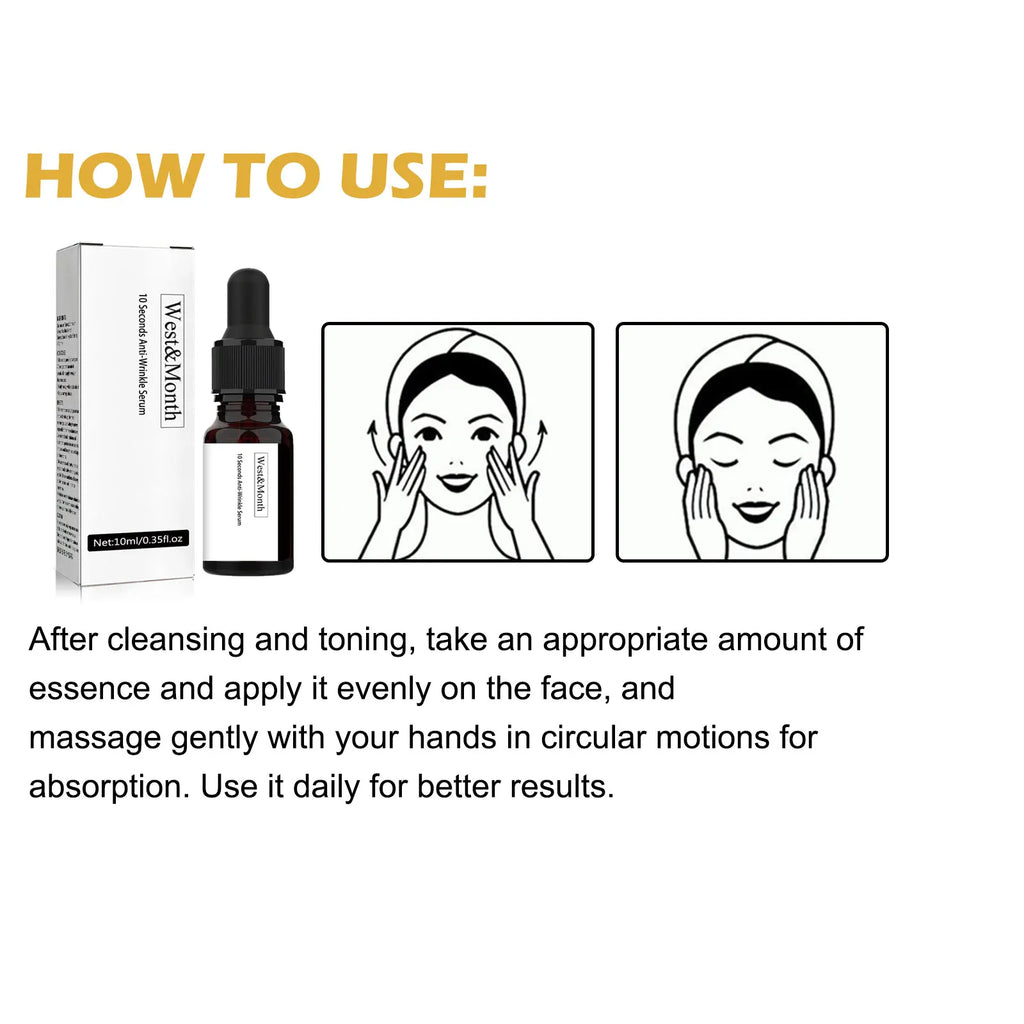 Anti Wrinkle Instant Remover Anti-wrinkle Serum Face Neck Forehead Wrinkles Removal Anti-aging Skin Firming Lighten Fine Lines Oasis Select