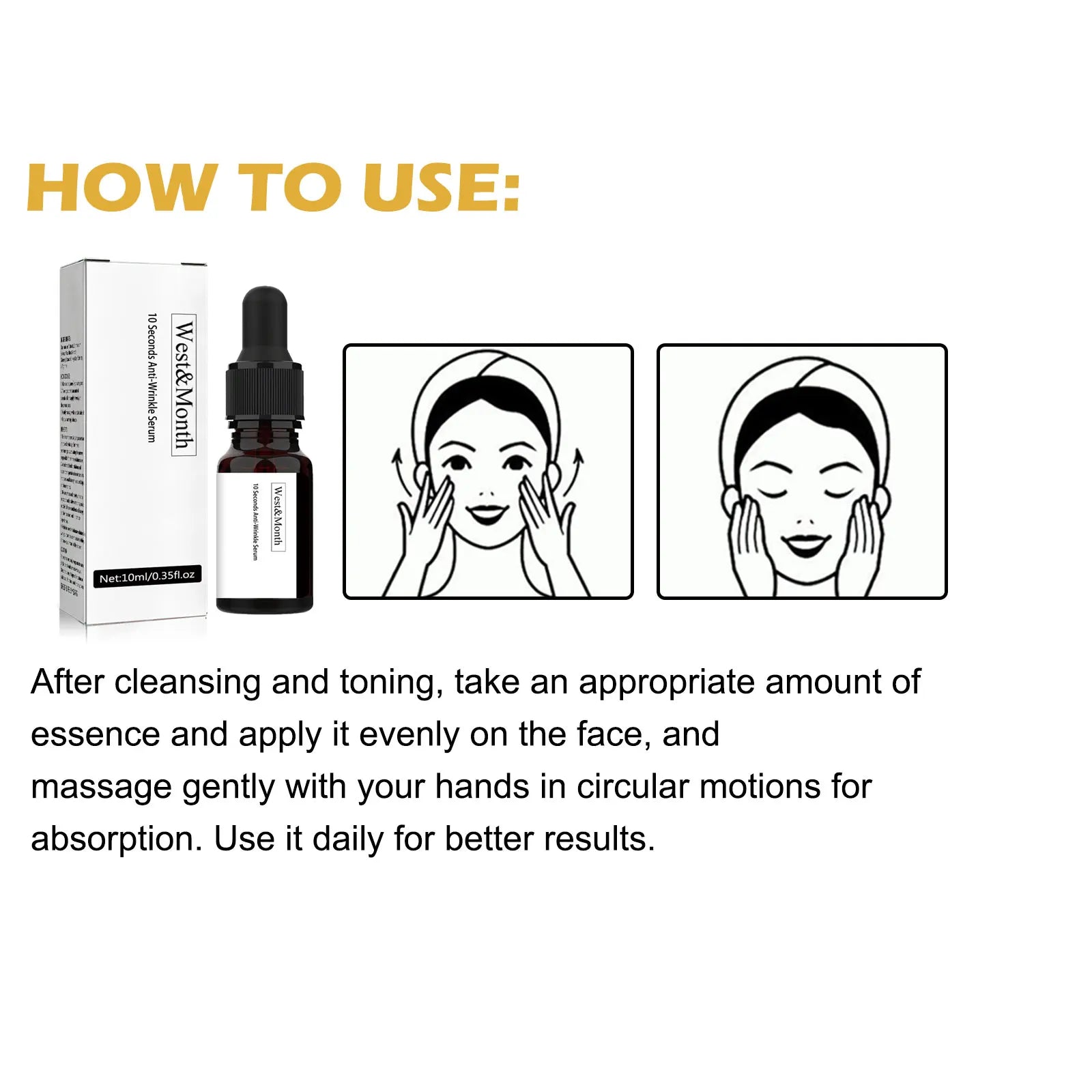 Anti Wrinkle Instant Remover Anti-wrinkle Serum Face Neck Forehead Wrinkles Removal Anti-aging Skin Firming Lighten Fine Lines Oasis Select
