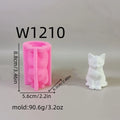 Charming 3D Cat Scented Candle Silicone Detailed Cat Design Mold Resin Mold For Handmade Gifts Home Decor Oasis Select W1210