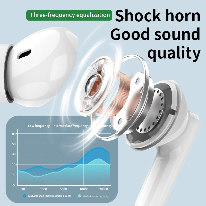 Original Bluetooth Earphones Wireless Bluetooth Headset Noise Cancelling Earbuds with Mic Wireless Headphones for smartphones Oasis Select