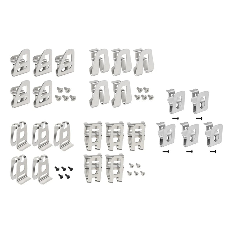 WISH 5Pcs Resistance Electric Drill Belt Clip Replacement Hooks Tool Holder Impact Drills Tool Belt Holder Clip Oasis Select