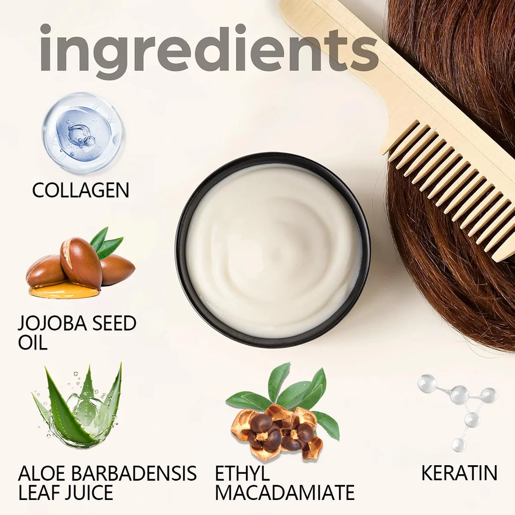 Argan Oil & Aloe Vera Keratin Hair Mask – Repair & Moisturize Keratin Hair Mask Oasis Select