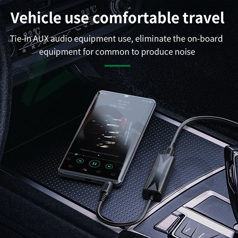 3.5mm Audio Aux Cable Anti-interference Ground Loop Noise Filter Isolator Eliminate Cancelling for Home Stereo Car Audio System Oasis Select