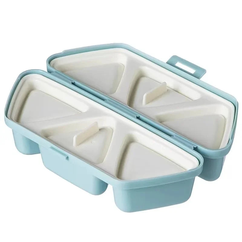 Japanese Triangle Six in One Mold Rice and Vegetable Roll Portable Outdoor Sushi Picnic Lunch Box DIY Tool Oasis Select