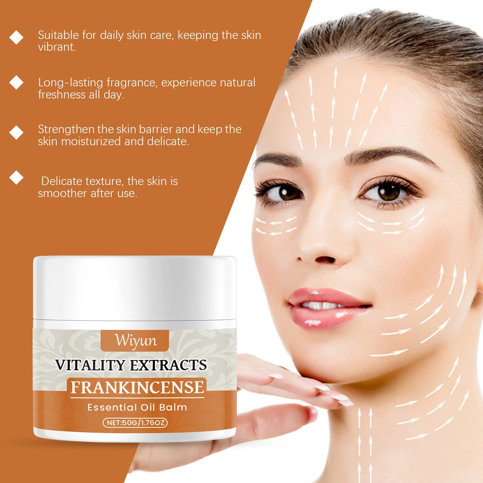 Frankincense Balm Increase Skin Elasticity Reduce Redness Antioxidant Soothing Improve Roughness Skin Moisturizing Face Cream Oasis Select