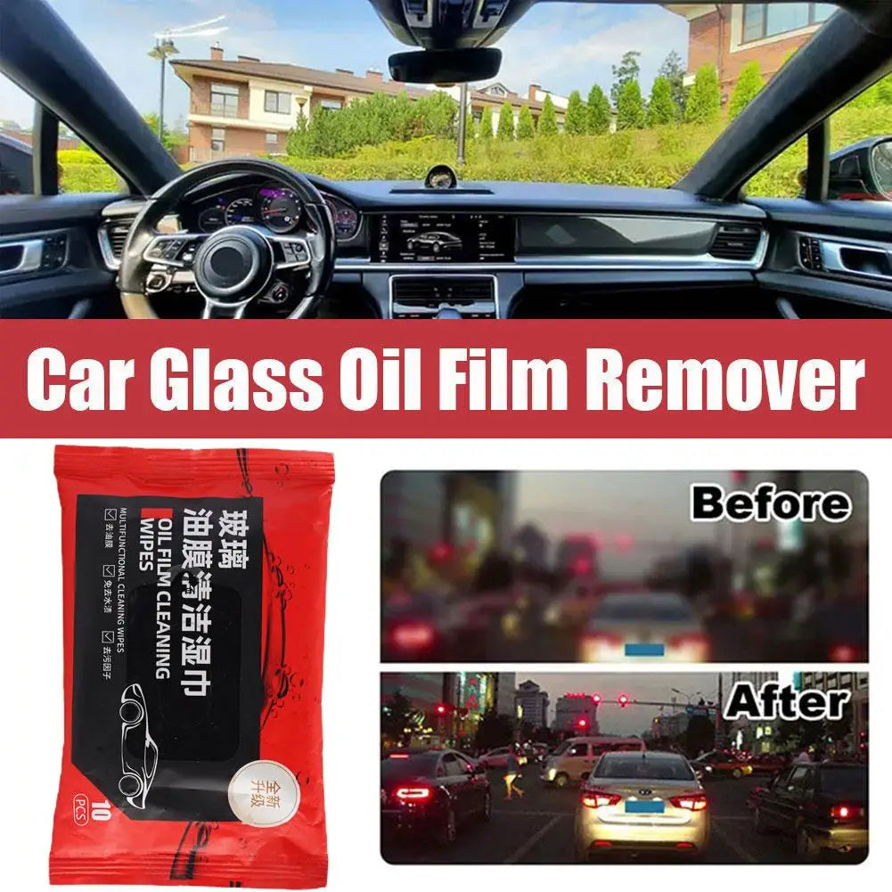 Car Glass Oil Film Removal Wipes – Anti-Fog Windshield Cleaner