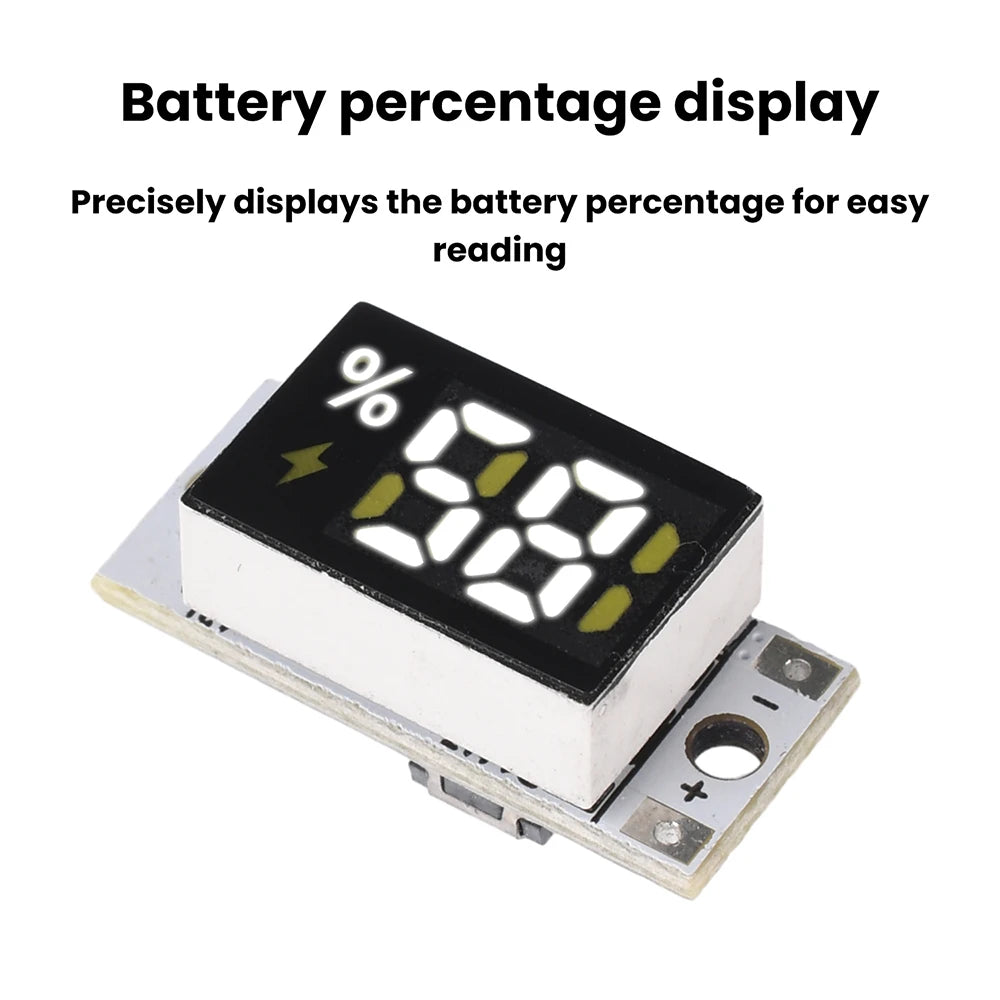 Mini Power Display Indicator 1S-4S Lithium Battery Capacity Tester Battery LED Digital Electricity Display Module Oasis Select