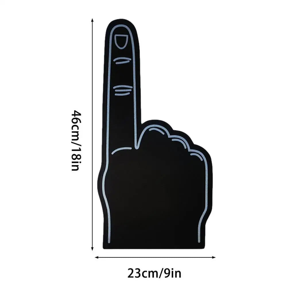 1PC Gladiators Foam Finger giant foam finger inspired sports games by sports fans' fingers Cheerleading Props for Sports Events Oasis Select Black