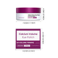 Calcium Volume Eye Patch Hydrating Smoothing Eye Treatment Anti-Puffiness Lifting Firming Eye Area Soft Smooth Eye Patch Oasis Select 60patches