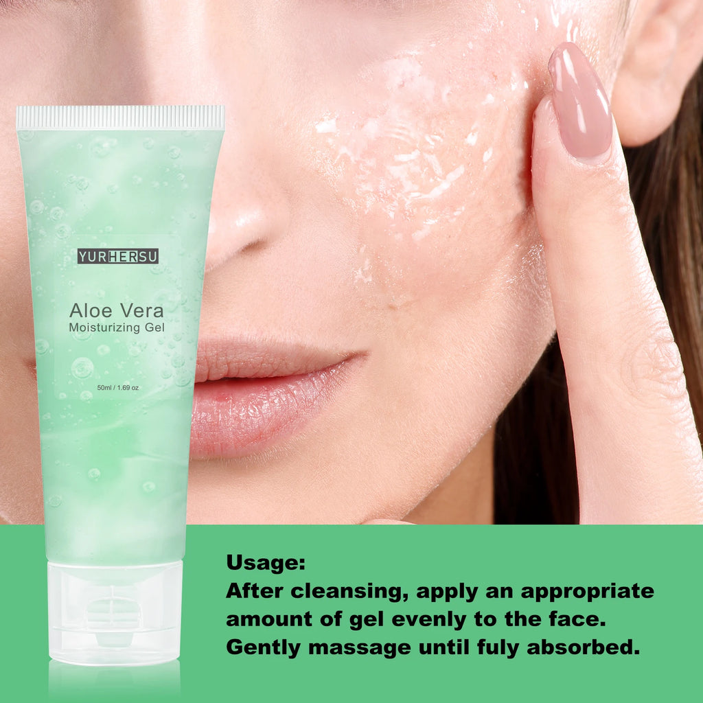 Aloe Vera Gel Face Moisturizer & Makeup Primer – 50ml Aloe Vera Face Gel Oasis Select