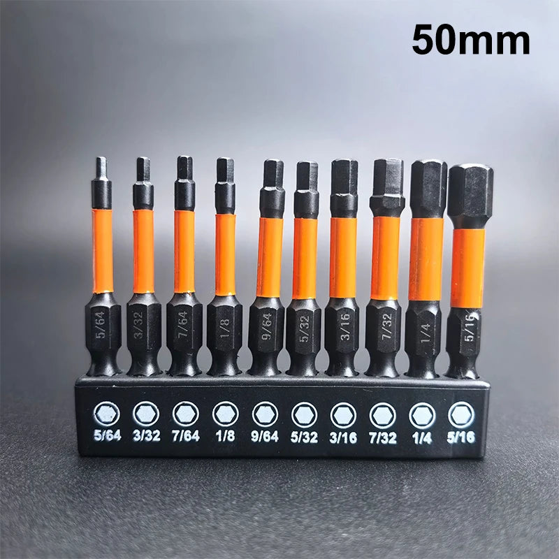 S2 Steel Star Impact Drill Bits, 21/10PC Set, Hex Shank, Magnetic Screwdriver and Electric Drill Wrench Set. Oasis Select A2