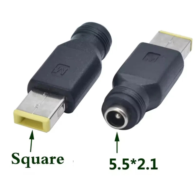 DC 5.5x2.1mm Female Jack Connectors to DC 4.0*1.7mm 3.5*1.35mm 4.8*1.7mm 7.9*5.5mm 6.3*3.0mm Male Plug Power Adapter Connector Oasis Select Square to 5.5x2.1 1 PCS