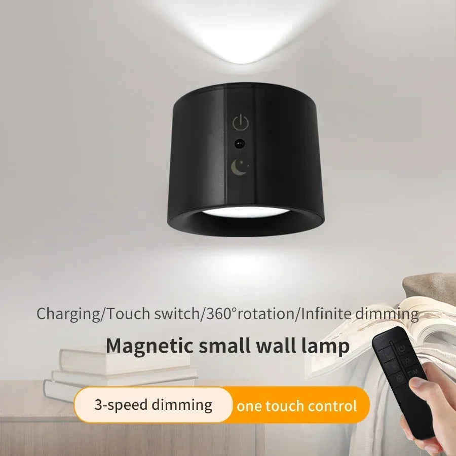 Rechargeable LED Wall Lamp – Dual Head, Touch & Remote LED Wall Sconce Oasis Select