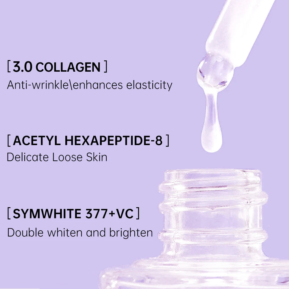 Collagen Face Serum VC Moisturizing Lifting Smoothing Facial Pore Shrinking Nourishing Serum Skin Care Products Oasis Select