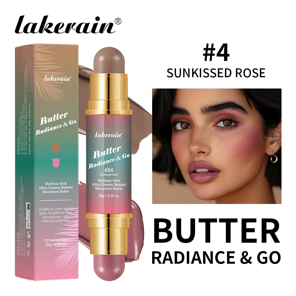 Lakerain 2-in-1 Contour Stick – Cream Blush & Highlighter