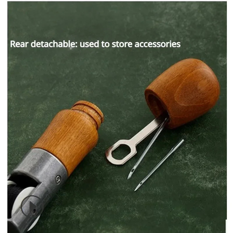 DIY Hand Sewing Machine Waxed Thread for Leather Leather Sewing Tool Leather Craft Edge Stitching Belt Strips Shoemaker Tools Oasis Select