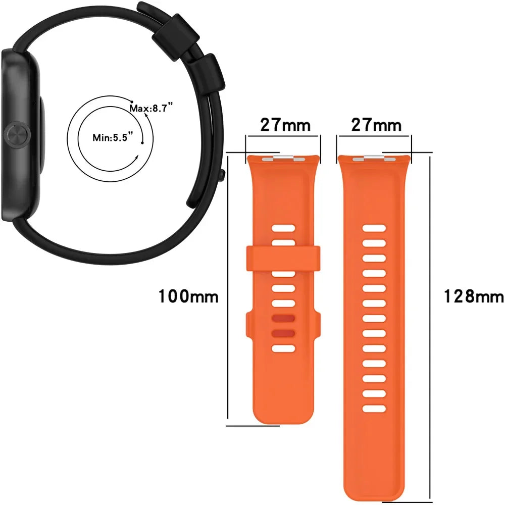 Silicone Sport Strap for Redmi Watch 4 5 & Mi Band 8/9 Pro Watch Band Strap Oasis Select
