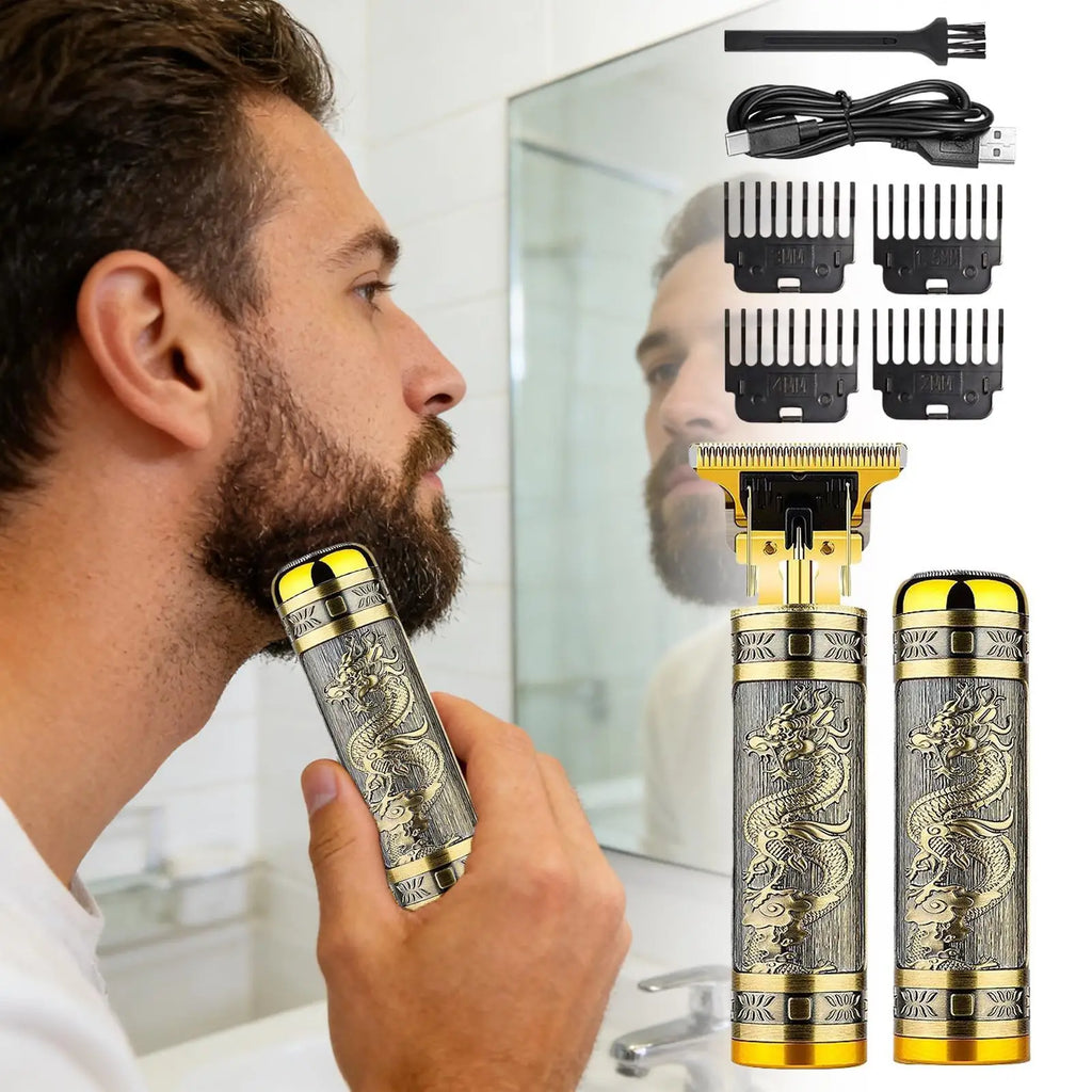 Men's Electric Hair Clipper & Shaver Set | USB Rechargeable Kit Hair Clipper Set Oasis Select