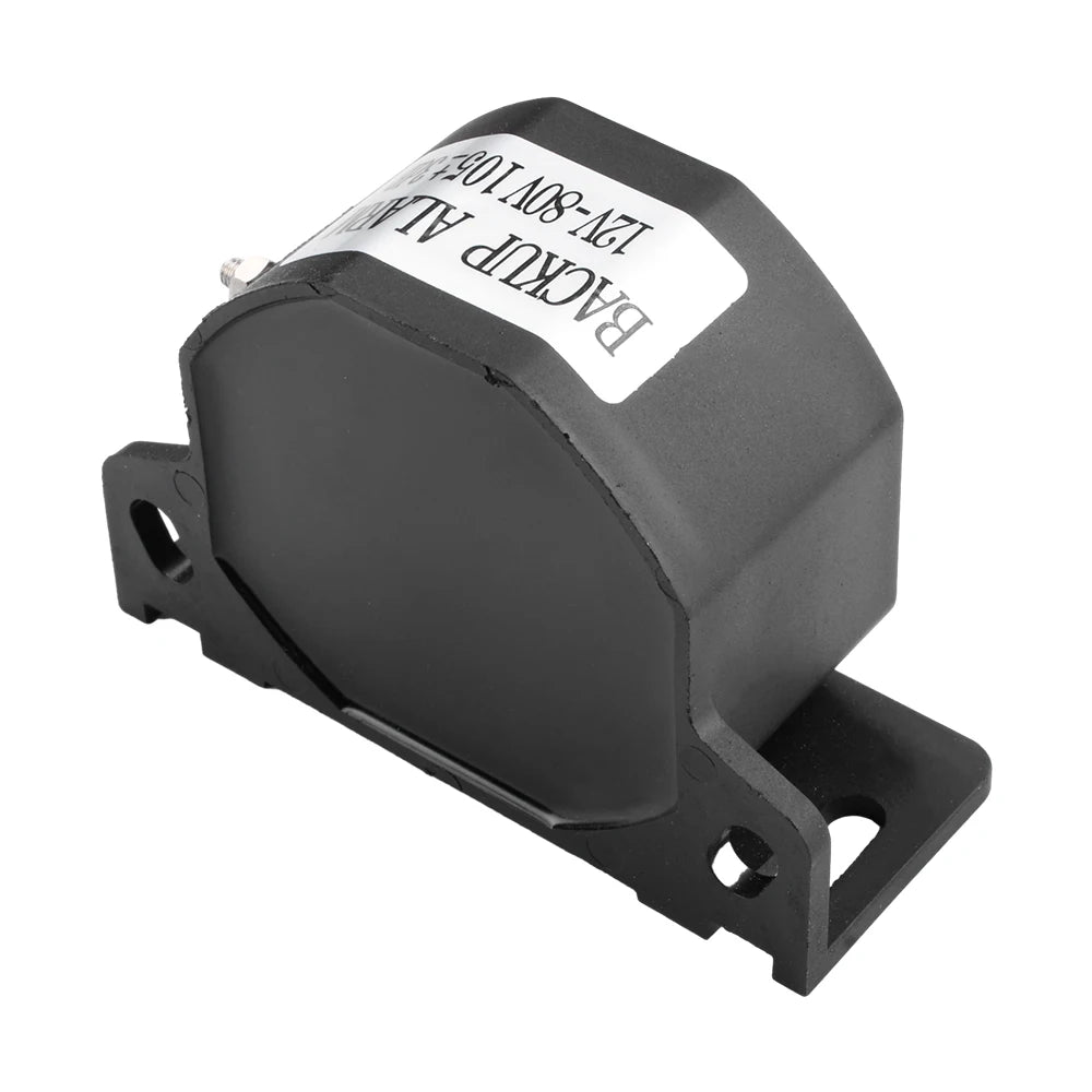 105dB Decibel Backup Siren Beeper Buzzer Sound Warning Alarm 12V 24V-80V Car Truck Vehicle Horn For Vehicle Reversing Reminders Oasis Select