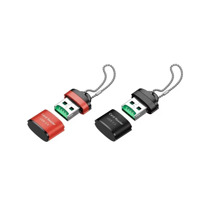 1/2/3pcs Mini High Speed USB 2.0 Card Reader SD Memory Card Adapter For PC Computer Laptop Notebook Car Micro SD Card Reader Oasis Select 2pcs mix 3