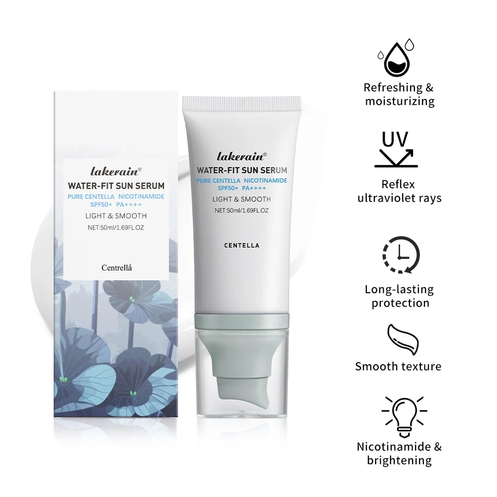 SPF 50+ Centella Sunscreen Serum | Lightweight Hydrating Sun Cream