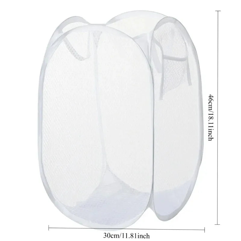Laundry Basket Portable Handheld Clothes Storage Bin For Bedroom Bathroom Dirty Garment Organizer Household Accessory Oasis Select