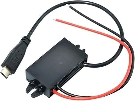 DC/DC 12V 24V Step Down To 5V 3A 15W Converter Module Power Supply Regulator For Car Charger Dual USB Output (12V-5V 3A 1USB C1) Oasis Select Type-C 12V 24V 5V 3A