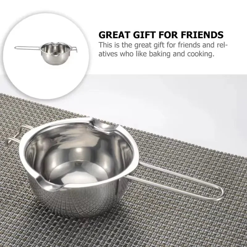 Stainless Steel Candle Wax Melting Boiler Pot with Heat Resistant Handle for Melting Chocolate Candy and Candle Making Supplies Oasis Select