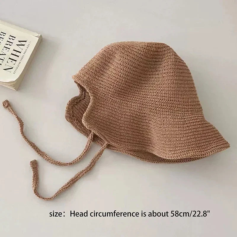 Linen Straw Regency Bonnets Hats For Women Sun Hats Bow Beach Cap Big Wide Brim Cloche Hat Up Outdoor Summer Oasis Select