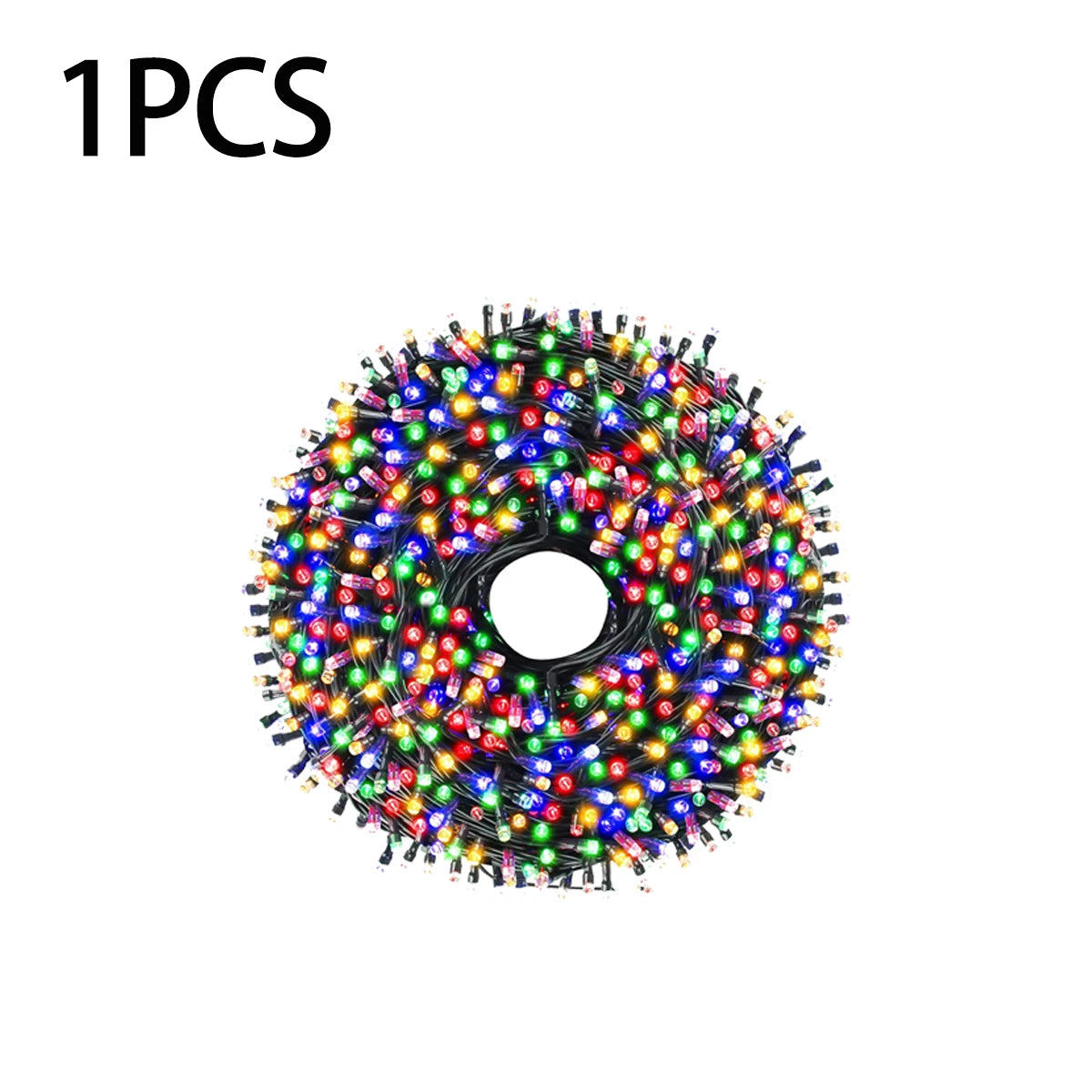 1/2/3Pcs LED String Light 10M/20M/30M Christmas Tree Fairy Outdoor Festoon 220V EU Plug/110V US Plug,Party Decor Lamp CW/WW/RGB Oasis Select 1PCS RGB EU Plug 10M