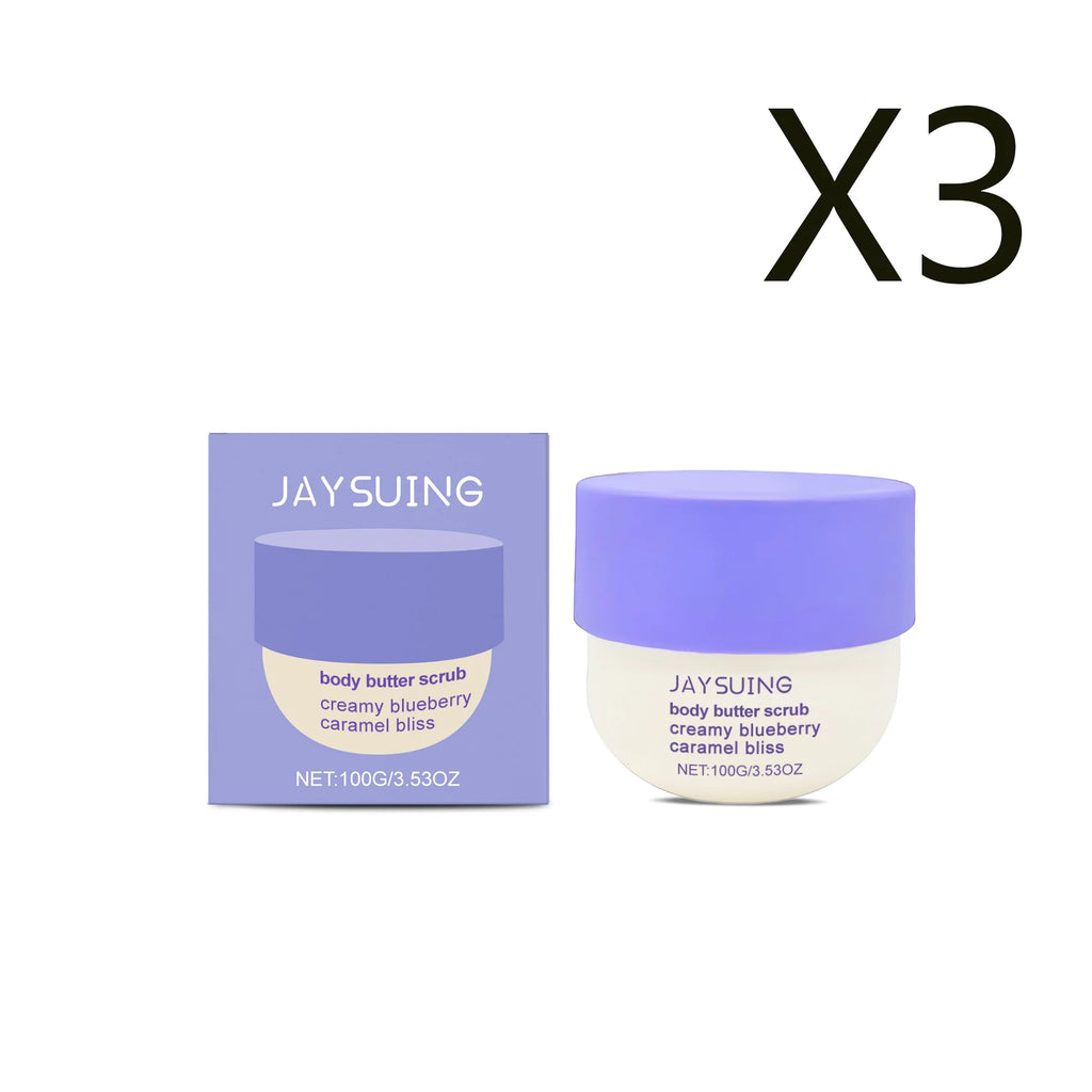 Blueberry Caramel Body Scrub – Exfoliating & Hydrating 100g Body Exfoliating Scrub Oasis Select 3x100g