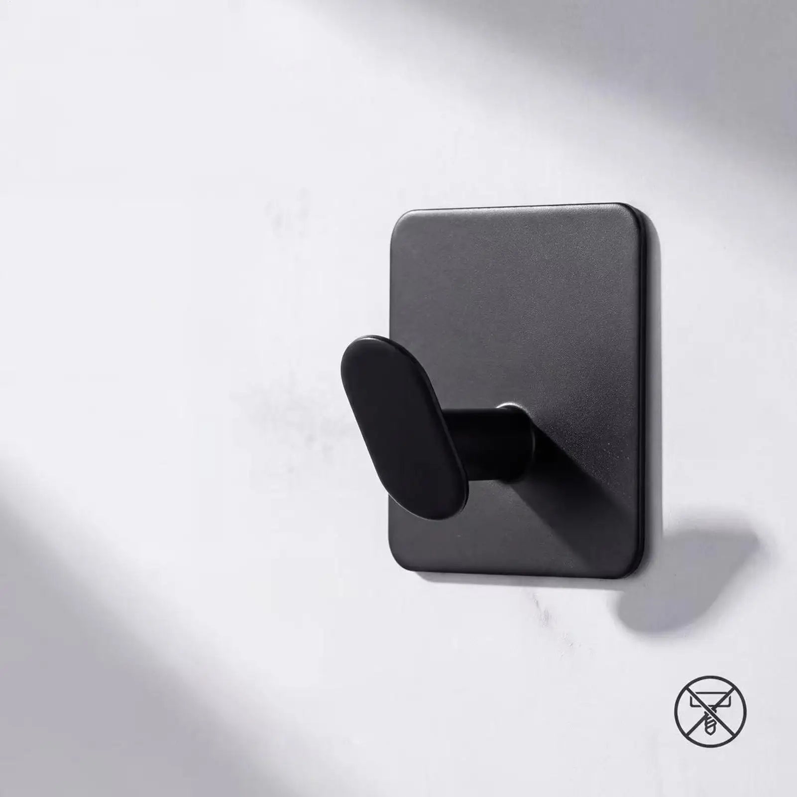 1PC Adhesive Hook Heavy Duty Waterproof in Shower Hooks for Hanging Towels Clothes Robes for Bathroom Home Wall Hook Oasis Select
