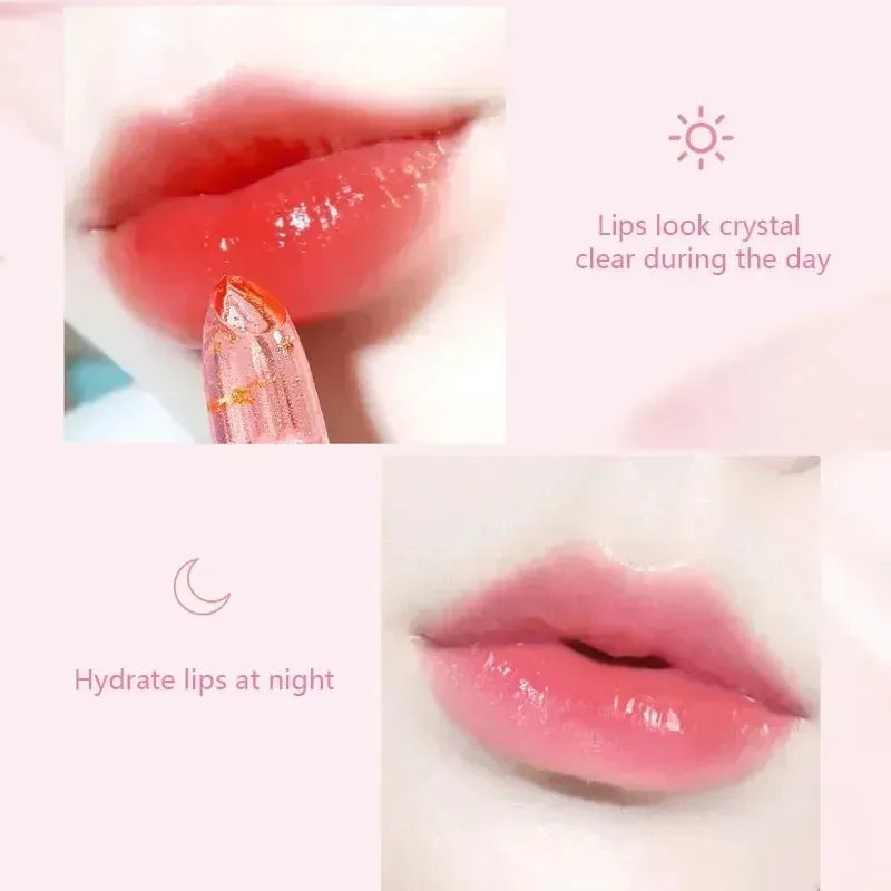 Color-Changing Crystal Jelly Lip Balm – Waterproof & Moisturizing